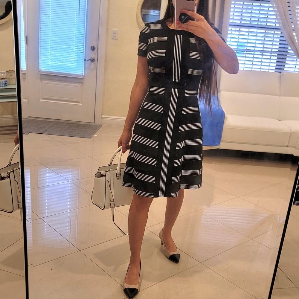 Black and white Dress